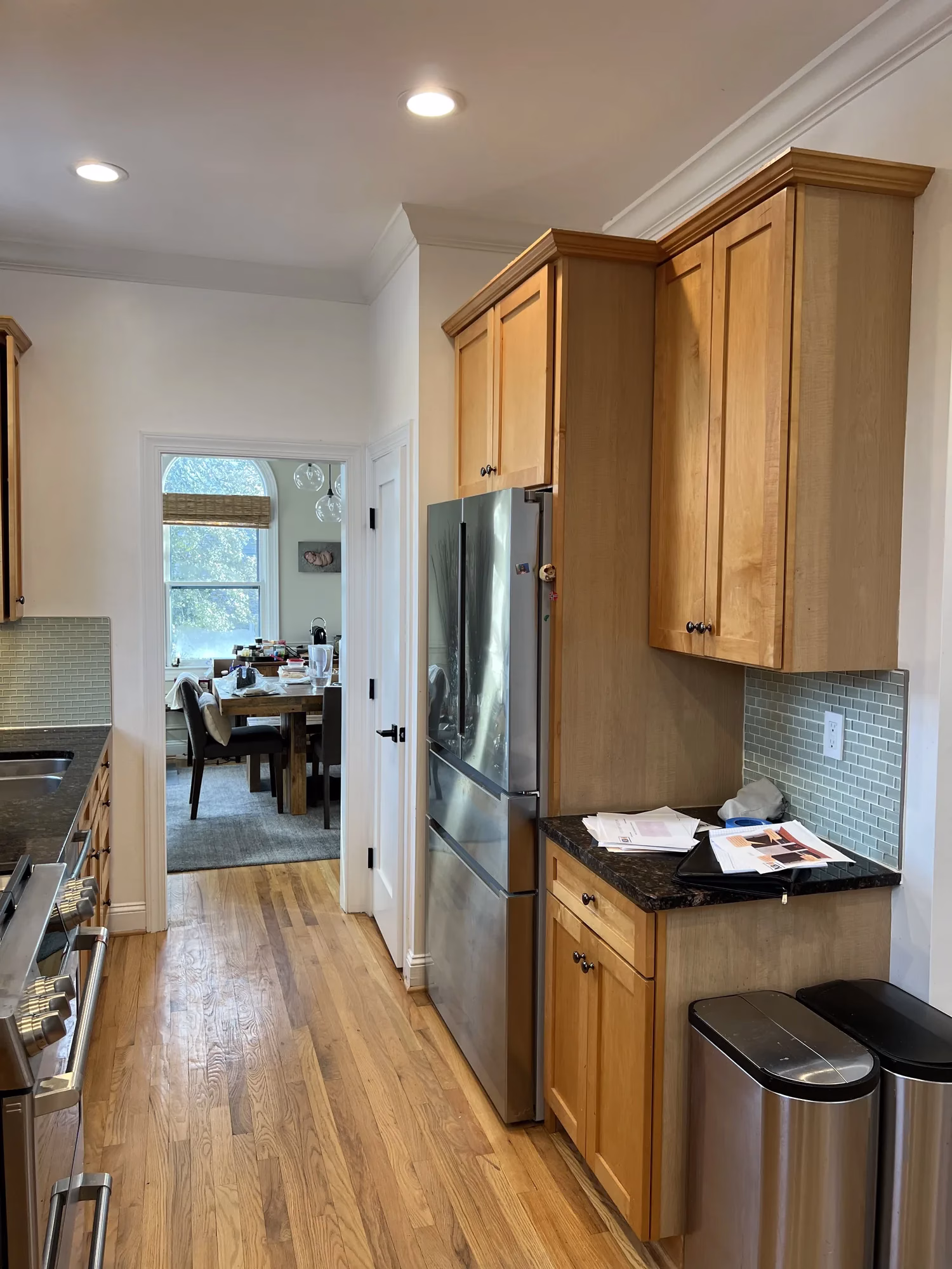 European-Style Kitchen and TV Unit Remodeling in Arlington, VA | Bora D. Project 1 European-Style Kitchen and TV Unit Remodeling in Arlington, VA | Bora D. Project — before