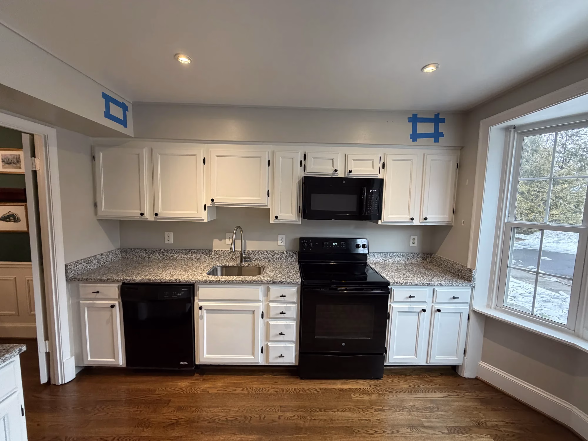 J&K Cabinetry Kitchen Remodeling with Green Backsplash in Annandale, VA | Erin H. Project — before