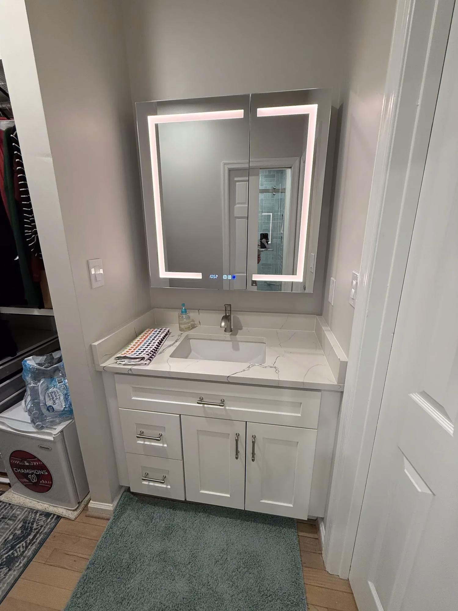Modern Bathroom Remodeling with Smart Toilet Integration in Arlington, VA | Erin L. Project — after